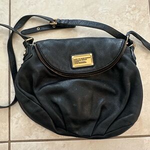 Marc Jacobs Black Leather Crossbody Bag